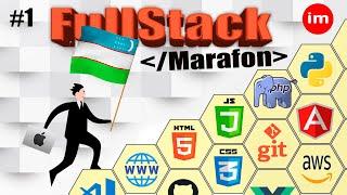 FullStack Darslar Marafoni: start, Internet, Web server, Bepul Web Hosting, FTP, $1000 Daromad