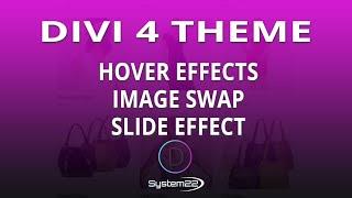 Divi Theme Hover Effects Image Swap Slide Effect 