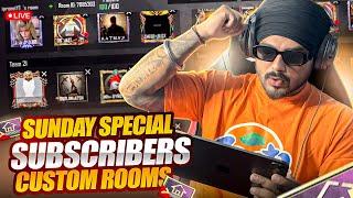 ️SUNDAY SPECIAL - BGMI SUBSCRIBERS CUSTOM ROOMS️‍ JOIN FOR FUN