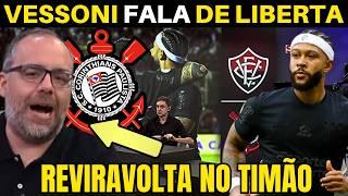 VESSONI DEU AULA E FALA QUE LIBERTADORES É REALIDADE PRO CORINTHIANS.