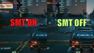 SMT off vs SMT on - Ryzen 5000 (5600x)