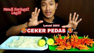 MUKBANG CEKER AYAM PEDAS!!!  Enak, Simple & Bikin Nagih