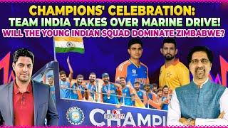 Champions’ Celebration: Team India Takes Over Marine Drive! | Will the Young Indian Dominate Zim?