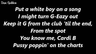 G Eazy - No Limit Feat. ASAP Rocky & Cardi B (Lyrics)