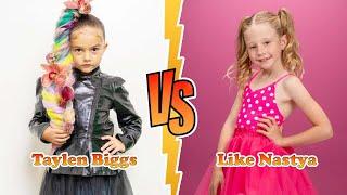 Like Nastya VS Taylen Biggs Transformation  New Stars From Baby To 2023