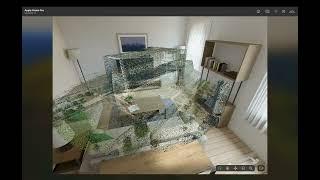 Cesium for Unity on Vision Pro (Point Cloud)