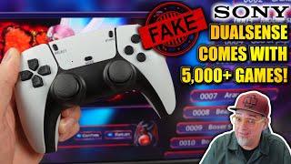 This FAKE PlayStation 5 DualSense Controller Comes With OVER 5,000 Retro Games!