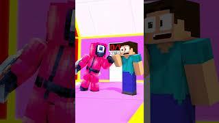 SQUID GAME Trick with Herobrine and Soldier