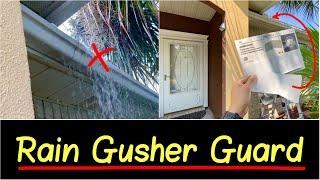 Best Rain Gusher Guard for Roof Gutters | 3x Pack | Prevents Water Overflow | Quick HD Review