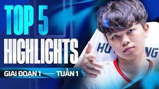 TOP 5 PHA XỬ LÝ HAY NHẤT TUẦN 1 - GIAI ĐOẠN 1 | TOP PLAYS #1 | ABBEN ENERGY ĐTDV MÙA XUÂN 2025