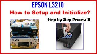 Epson L3210 Unboxing and Initial Setup (Easy Steps Tutorial 2023)