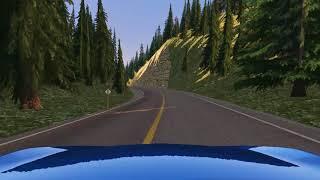 Lake Louise Downhill Touge Run! - Assetto Corsa