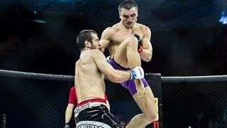 Fly knee by Mikhail Kolobegov | Михаил Колобегов нокаутировал Шамиля Абдулхаликова |