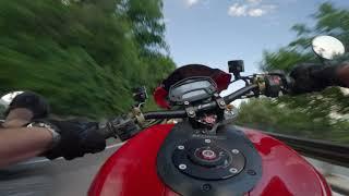 Ducati Monster 1100 Evo Wheelies and Fast Driving POV