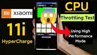 Xiaomi 11i CPU Throttling Test Using High Performance Mode Dimensity 920 