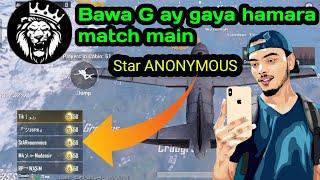 Star Anonymous in My Match PUBG MOBILE | Star Anonymous in My lobby PUBG MOBILE