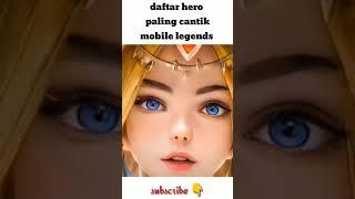 HERO HERO CANTIK MOBILE LEGENDS BANG BANG #shorts #mlbb #mememlbb #galokmoba