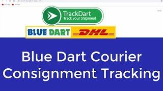 Blue Dart courier tracking Online Using Waybill No. & Reference No. || Business Pay