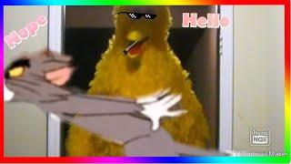 Big Birds Kicks Down Door Meme