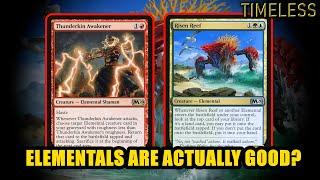 Elementals Seem Actually Good? Birthing Ritual and Fury Goodness! | Timeless BO3 Ranked | MTG Arena