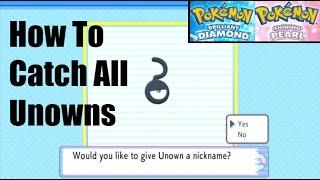 How to catch all Unowns in Pokemon Brilliant Diamond/Shining Pearl