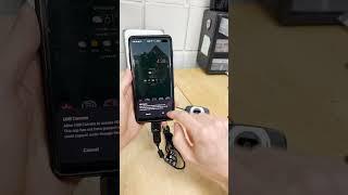 how to use a USB webcam with your phone! #shorts