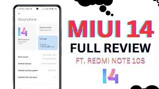 MIUI 14 Hands on  MIUI 14 Full Review ft. Redmi Note 10S  | Camera to Conclusion Explanation 