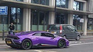 BEST OF SUPERCARS ACCELERATING LONDON  #performante #ferrari355 #488pista