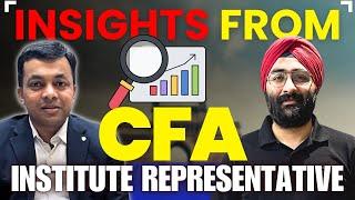 CFA Insights from CFA Official Representative Sachin Naik |Scholarships,Jobs | The WallStreet School