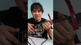 Blue (w/ capo) Yung Kai guitar tutorial ni Pareng Don