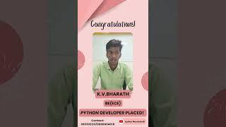 Student Successfully Placed | PYTHON Full Stack Development | Jspiders Marathahalli | K V BHARATH