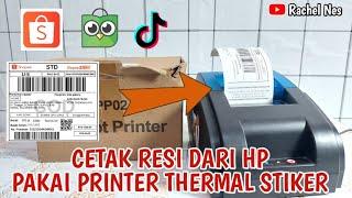 CARA PRINT RESI SHOPEE MENGGUNAKAN HP ANDROID | GAMPANG ANTI RIBET!