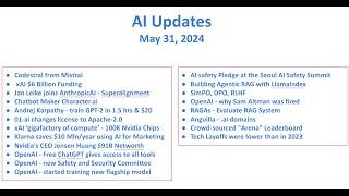 Have you heard these exciting AI news? - May 31, 2024 AI Updates Weekly