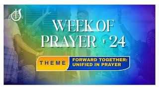 Week of Prayer -  Friday | September 6, 2024