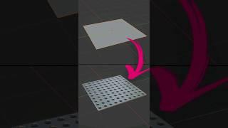 Blender Cut Hole and make hole pattern #blender #cgian #3d