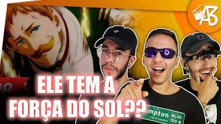 React l Rap do Escanor (Nanatsu no Taizai) - ORGULHOSO COMO UM LEÃO | 7 MINUTOZ l REACT A 3