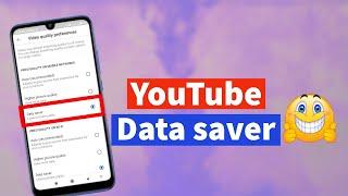 youtube data saver settings | youtube data saver @GMKYTC