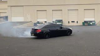 2008 INFINITI G35 DOING DONUTS (MUFFLER DELETE)