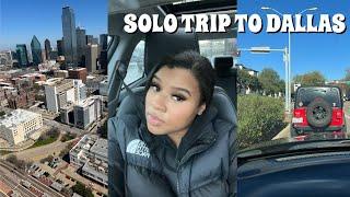 SOLO TRIP TO DALLAS! I WASN’T READY!  VIEWS OF DALLAS + FINE DINING + SHOPPING + MORE! TRAVEL VLOG