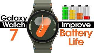 How to Improve Battery Life on Samsung Galaxy Watch 7