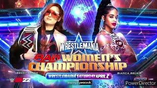 WWE WrestleMania 38 Official and Full Match Cards