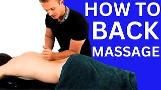 How to Massage the Lower Back for Pain Relief & Relaxation | No Talking