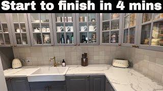 Complete kitchen install in 4 minutes