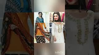 Shivangi Joshi aka Naira  Hina Khan aka Akshara ️ in patiala suit #yrkkh #ytshorts #viral