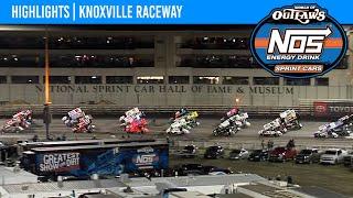 World of Outlaws NOS Energy Drink Sprint Cars | Knoxville Raceway | June 15, 2024 | HIGHLIGHTS