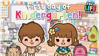 First day of kindergarten !!   *WITH VOICE* Toca boca Roleplay