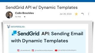 Send Email with Twilio SendGrid API Dynamic Templates in Java, C#, Node.js, PHP, Python, Go, Ruby