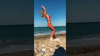 Olivia Dunne - beach-nastics  #foryou #gymnastics #beach #florida #OliviaDunne #livvy #short