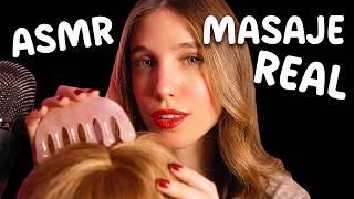 ASMR MASAJE CAPILAR REAL para DORMIR EN MINUTOS ‍️ (ROLEPLAY en ESPAÑOL)