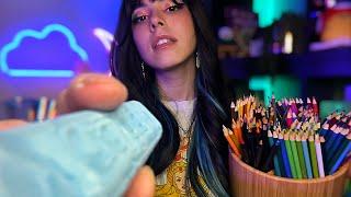 ASMR You Are My Art Project ️ (camera touching + personal attention) role play 